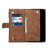 Samsung Galaxy S26 ESEBLE Retro Frosted RFID Flip Leather Phone Case - Brown