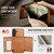 Samsung Galaxy S26 Fierre Shann 2 in 1 Holder RFID Card Slot Wallet MagSafe Phone Case - Dark Brown