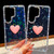 Samsung Galaxy S26 Flash Rhinestone Double-sided IMD Love Heart Phone Case - Glitter Pink