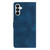 Samsung Galaxy S26 Flower Butterfly Embossing Pattern Leather Phone Case - Blue