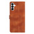 Samsung Galaxy S26 Flower Butterfly Embossing Pattern Leather Phone Case - Brown
