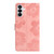 Samsung Galaxy S26 Flower Embossing Pattern Leather Phone Case - Pink