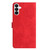 Samsung Galaxy S26 Flower Embossing Pattern Leather Phone Case - Red