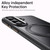 Samsung Galaxy S26 Gear-Style Stress Relief 360 Rotation Holder MagSafe Phone Case - Transparent