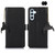 Samsung Galaxy S26 Genuine Leather Mino Magnetic RFID Leather Phone Case - Black