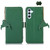 Samsung Galaxy S26 Genuine Leather Mino Magnetic RFID Leather Phone Case - Green