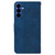 Samsung Galaxy S26 Geometric Embossed Leather Phone Case - Blue