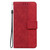 Samsung Galaxy S26 Geometric Embossed Leather Phone Case - Red