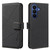 Samsung Galaxy S26 Geometric Pattern RFID Leather Phone Case - Black