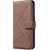 Samsung Galaxy S26 Geometric Pattern RFID Leather Phone Case - Brown
