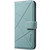 Samsung Galaxy S26 Geometric Pattern RFID Leather Phone Case - Green