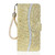 Samsung Galaxy S26 Glitter Powder Filp Leather Phone Case - Gold
