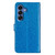 Samsung Galaxy S26 Glitter Powder Flip Leather Phone Case - Blue