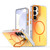 Samsung Galaxy S26 Gradient Discolor Lens Kickstand Magsafe Phone Case - Orange