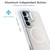 Samsung Galaxy S26 Gradient Discolor Lens Kickstand Magsafe Phone Case - White