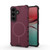 Samsung Galaxy S26 Grating Solid Color MagSafe Magnetic Phone Case - Red