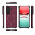 Samsung Galaxy S26 Grating Solid Color MagSafe Magnetic Phone Case - Red