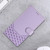 Samsung Galaxy S26 Honeycomb Embossing RFID Leather Phone Case - Light Purple