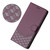 Samsung Galaxy S26 Honeycomb Embossing RFID Leather Phone Case - Violet