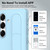 Samsung Galaxy S26 Intelligent Control Button Wristband Phone Case - Far Peak Blue