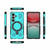 Samsung Galaxy S26 J-20 Solid Color MagSafe Magnetic TPU+PC Phone Case - Lake Blue