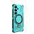 Samsung Galaxy S26 J-20 Solid Color MagSafe Magnetic TPU+PC Phone Case - Lake Blue