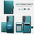 Samsung Galaxy S26 JEEHOOD J09 Buckle Card Bag MagSafe Magnetic Style RFID Leather Phone Case - Green