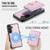 Samsung Galaxy S26 JEEHOOD J09 Buckle Card Bag MagSafe Magnetic Style RFID Leather Phone Case - Pink