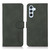 Samsung Galaxy S26 KHAZNEH Matte Texture Leather Phone Case - Green