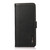Samsung Galaxy S26 KHAZNEH Side-Magnetic Litchi Genuine Leather RFID Phone Case - Black
