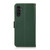 Samsung Galaxy S26 KHAZNEH Side-Magnetic Litchi Genuine Leather RFID Phone Case - Green