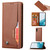 Samsung Galaxy S26 Knead Skin Texture Flip Leather Phone Case - Brown