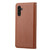 Samsung Galaxy S26 Knead Skin Texture Flip Leather Phone Case - Brown