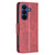 Samsung Galaxy S26 Lambskin Texture Pure Color Flip Leather Phone Case - Red