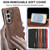 Samsung Galaxy S26 LC.IMEEKE Hon Ancient Series Flip Leather Phone Case - Coffee