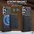 Samsung Galaxy S26 LC.IMEEKE L3 Series Detachable RFID Card Bag Magsafe Phone Case - Black