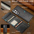 Samsung Galaxy S26 LC.IMEEKE L5 Series Detachable RFID Card Bag Magsafe Phone Case - Black