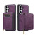 Samsung Galaxy S26 LC.IMEEKE L6 Series Zipper Card Bag MagSafe Magnetic Phone Case - Purple