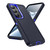 Samsung Galaxy S26 Life Waterproof Rugged Phone Case - Dark Blue + Royal Blue