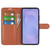 Samsung Galaxy S26 Litchi Texture Horizontal Flip Leather Phone Case with Holder - Brown
