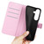 Samsung Galaxy S26 Litchi Texture Horizontal Flip Leather Phone Case with Holder - Pink