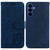 Samsung Galaxy S26 Little Tiger Embossed Leather Phone Case - Dark Blue