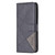 Samsung Galaxy S26 Magnetic Buckle Rhombus Texture Leather Phone Case - Black
