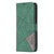 Samsung Galaxy S26 Magnetic Buckle Rhombus Texture Leather Phone Case - Green
