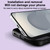 Samsung Galaxy S26 MagSafe Airbag Shockproof Frosted Phone Case with Fold Holder - Silver