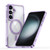 Samsung Galaxy S26 MagSafe Magnetic Clear Phone Case - Purple