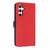 Samsung Galaxy S26 Metal Bow Leather Phone Case with Hand Strap - Red