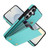 Samsung Galaxy S26 Metal Buckle Card Slots Phone Case - Green
