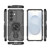 Samsung Galaxy S26 Metal Kickstand TPU Hybrid PC Phone Case - Black