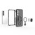 Samsung Galaxy S26 Metal Kickstand TPU Hybrid PC Phone Case - Grey